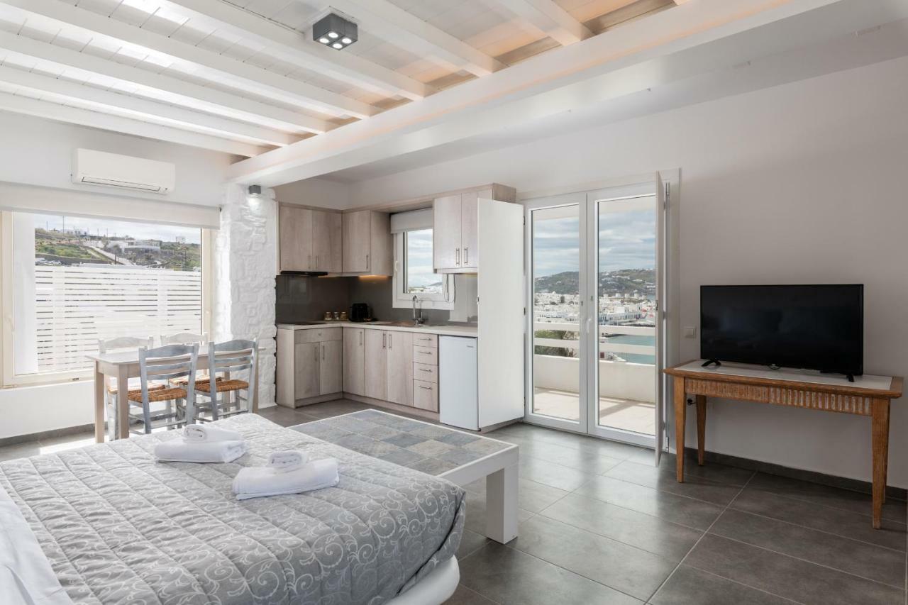 Magic View Suites Mykonos Mykonos Town ภายนอก รูปภาพ